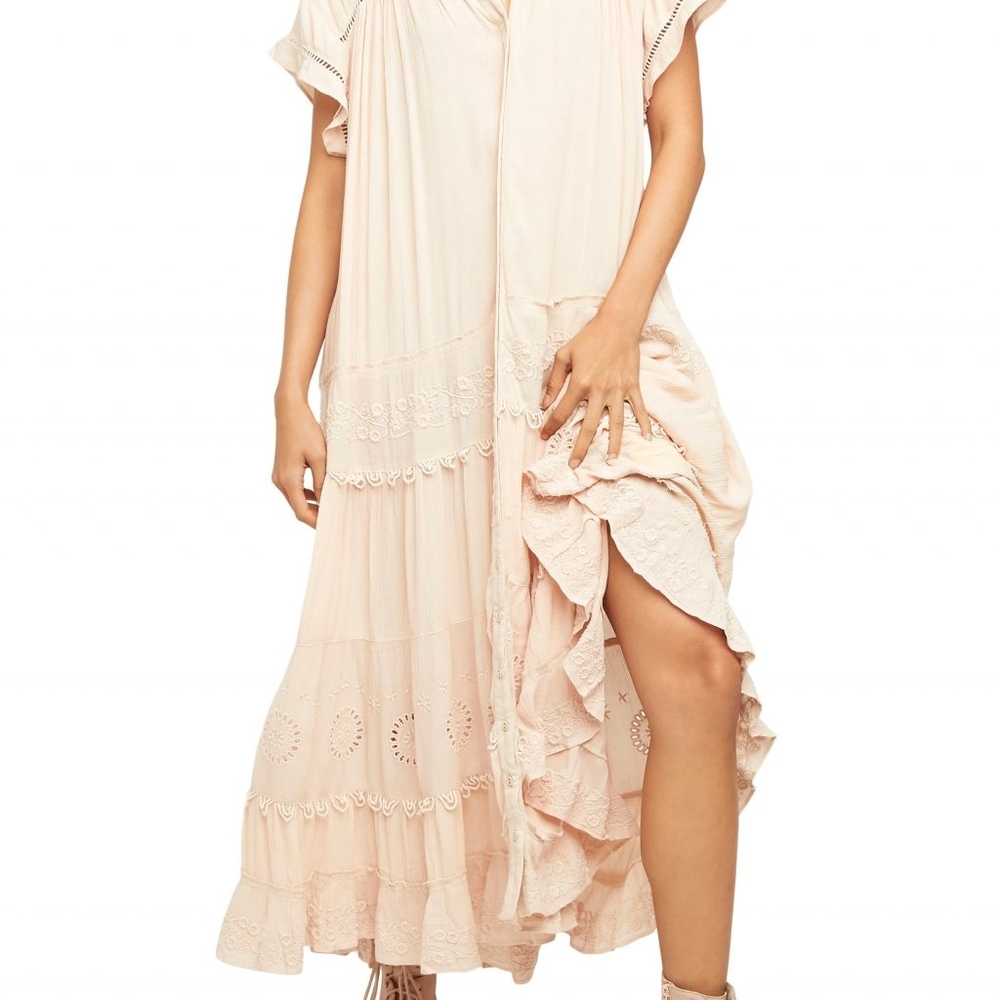 Free People Cozy Maxi - Ecru Dress